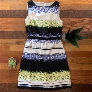 Ann Taylor loft floral dress XSP